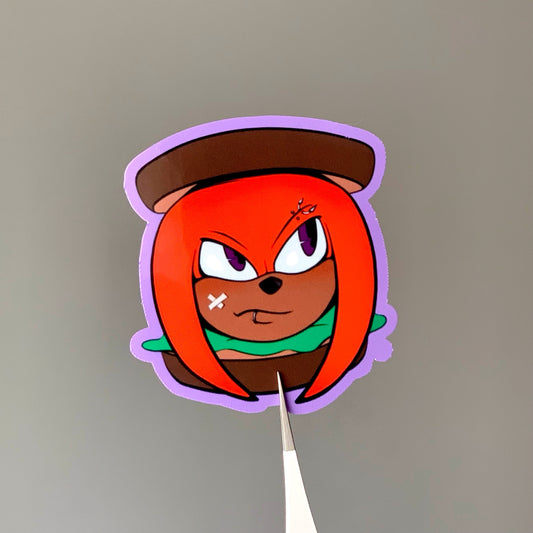 Knuckles sandwich stickers (2)
